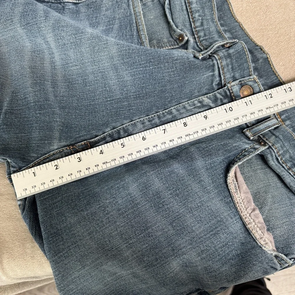 Levis 505‎ Jeans Mens 36x30 Blue Medium Wash Straight Denim Regular Fit Cotton